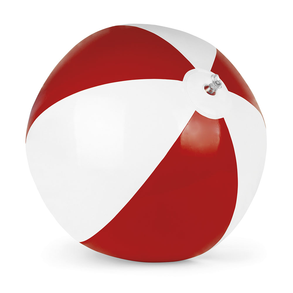 Beach ball isolated on pure white background
